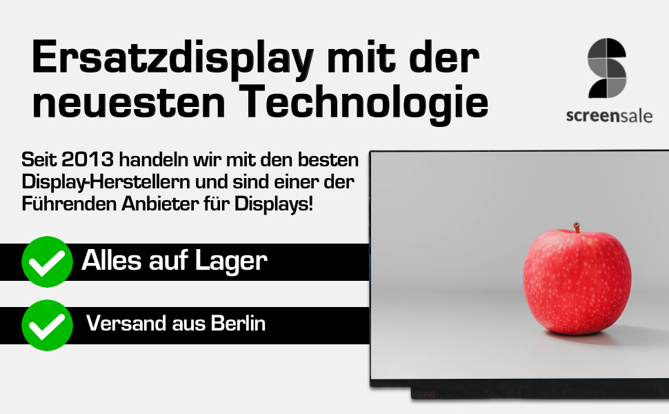 Ersatzdisplay mit der neuesten Technologie